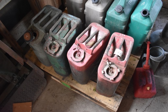 4 Metal Jerry Cans