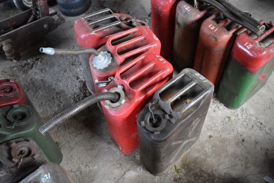 4 Metal Jerry Cans