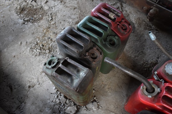 4 Metal Jerry Cans