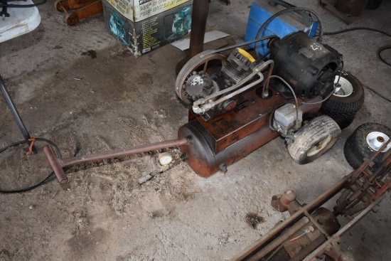 Electric Horizontal Homemade Air Compressor