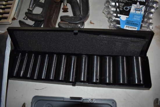 Pittsburgh 14 Piece 1/2" SAE Deep Impact Socket Set