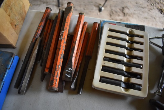 Group of Punches and 7 Piece Hollow Punch Set