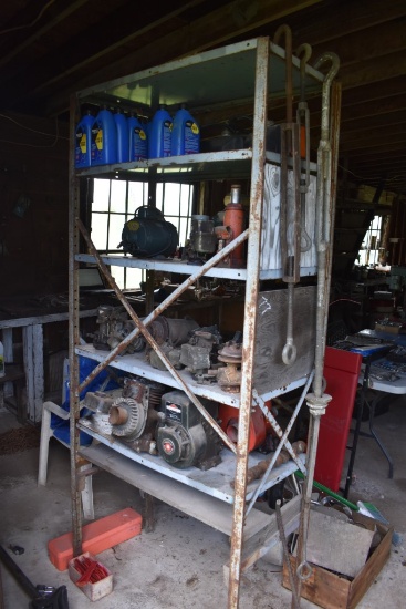 5 Tier Metal Shelf of Contents