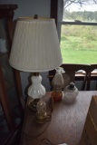 Group of Vintage Oil Lamps