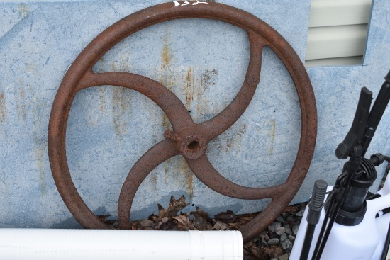 Antique Crank Wheel