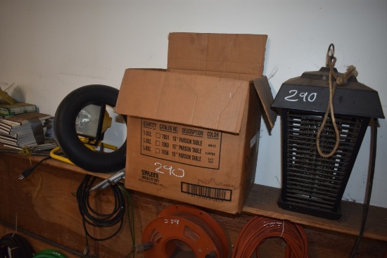 Bug Zapper, Small Shop Light, Inner Tube, Strobe Lights