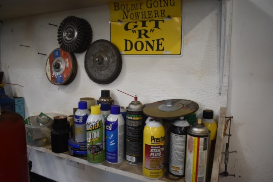 Contents of Shelf- On and Above