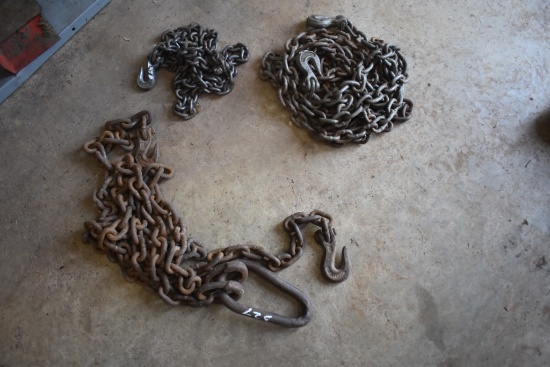 Chain Sling, Small 10' Chain, 20' Chain, All With Hooks