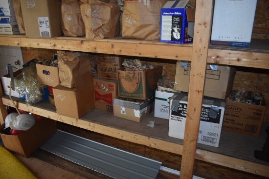 Large Group of Misc Bottles in Bags and Paper, Group of Tools