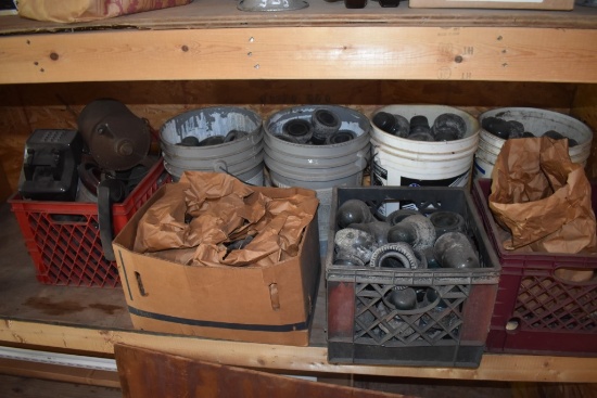 Huge Group of Antique Railroad Insulators