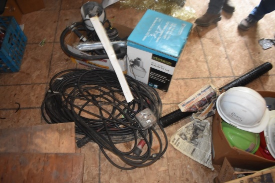 2 Large Extension Cord, Outdoor Light, Car Parts