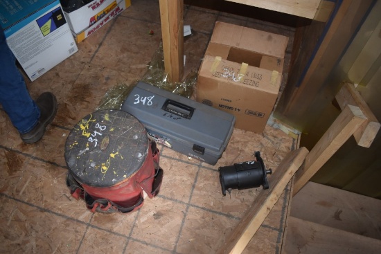 Contractor's Bucket Tool Box. Electrical Items, Electric Motor