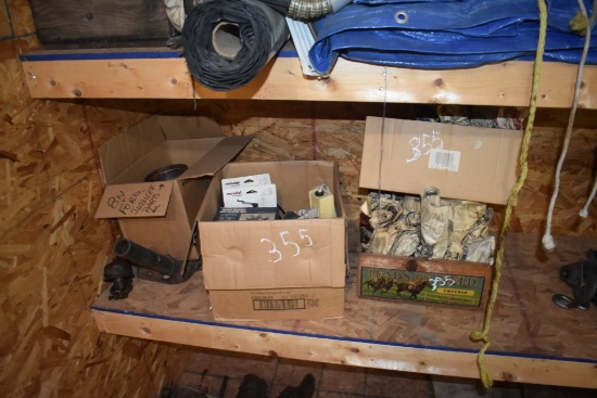 Boxes of Medicine Bottles, Electrical Items, Ford Jubilee Parts