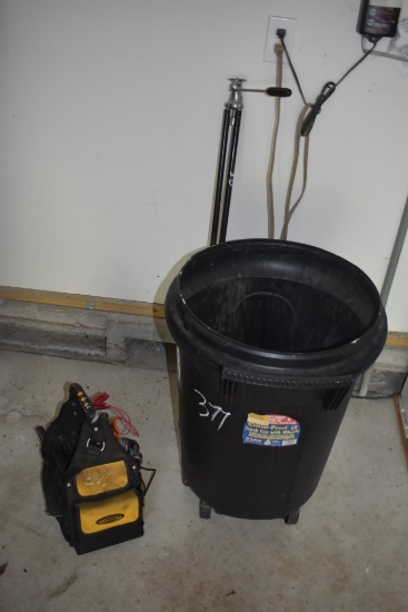 Electrical Worker's Bag, Garbage Bin, Tripod