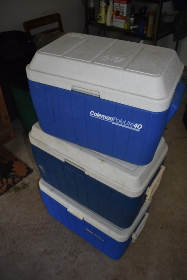 3 Coleman Coolers