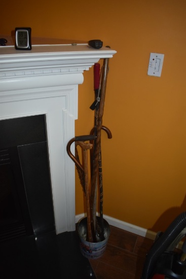 Bucket of Canes, Walking Sticks
