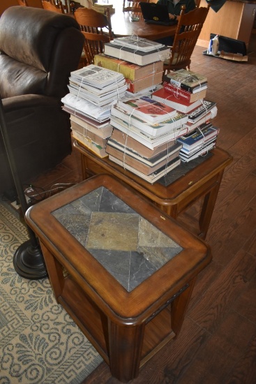 Two Tables, Large Group of Historical Reference Books