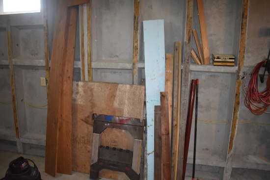 Saw Horse, Group of Lumber