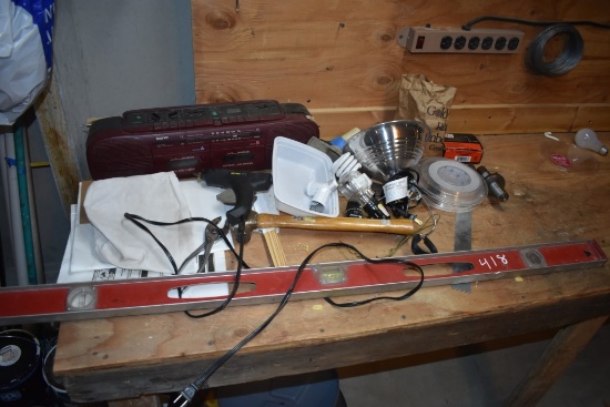 Contents on Left Side of Tool Bench