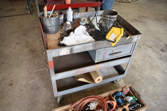 Three Teir Shop cart With Contents