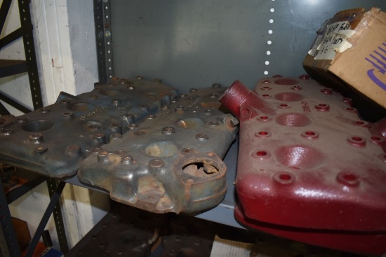 Shelf With Four Ford Cast Iron Heads