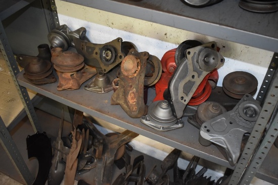 Shelf Of Ford Flathead Water Pumps