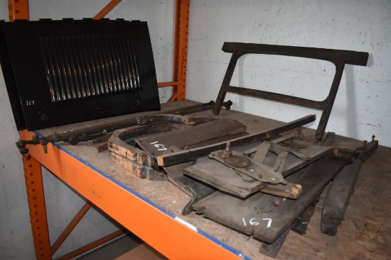 Group Of Model A Parts And Two Hood Sheilds