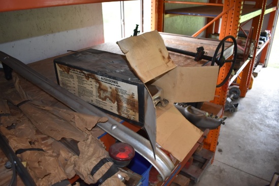 1932 Bumpers Two Steering Columns And A Chrome Painted Oil Pan