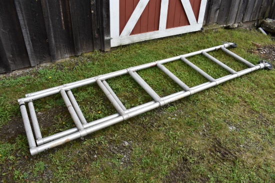 Pair Of Aluminum Scaffolding Just The Uprights