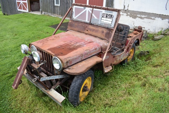 Willys CJ2A Parts Jeep As Is