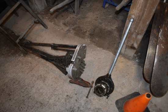 Ridgid Pipe Threader Stand And Pipe Threader Handle