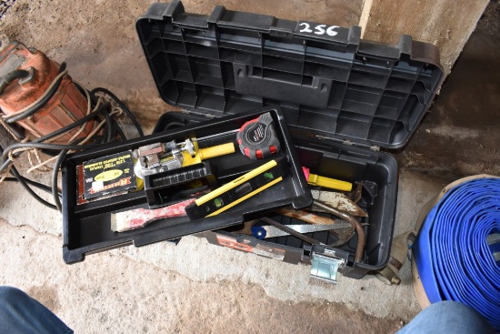 Plastic Tool Box With Contents