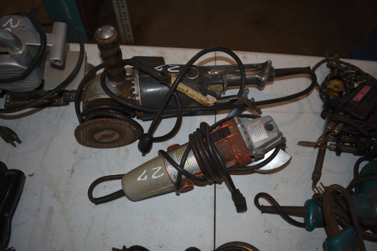 Skil And Chicago Electric Corded Angle Grinders