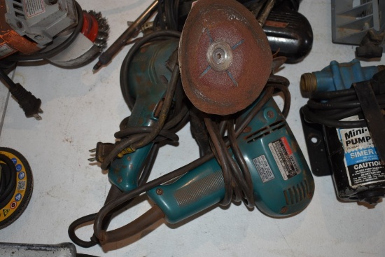 Two Makita 5" Disc Sanders