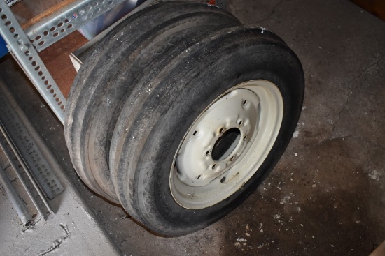 Two Implement Tires On 8 Lug Rims