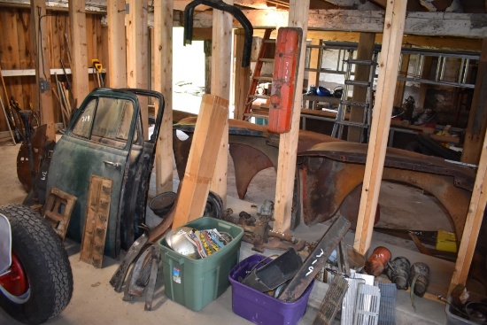 Large Group Of Vintage Car Parts