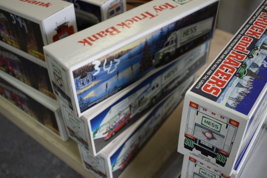 Three Hess Trucks