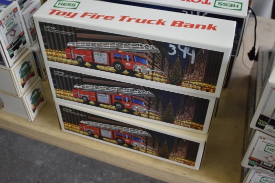 Three Hess Trucks