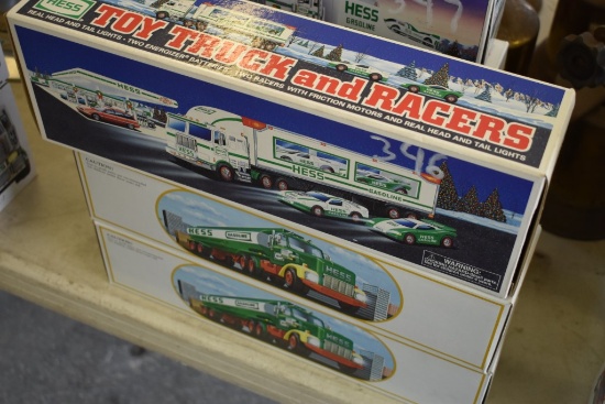 Three Hess Trucks