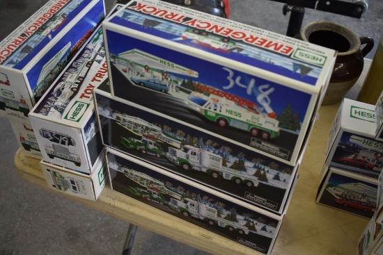 Three Hess Trucks