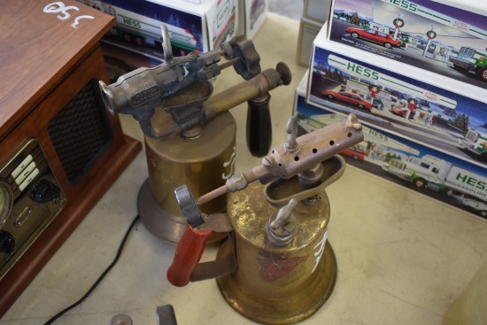 Two Antique Blow Torches