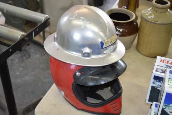 Motorcycle Helmet And Hardhat