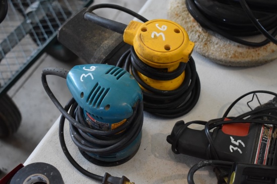 Makita And Dewalt Palm Sanders