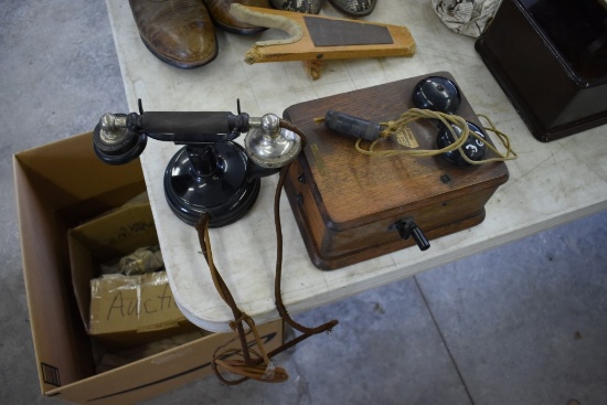 Two Vintage Telephones