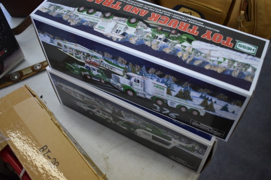 Two Hess Trucks
