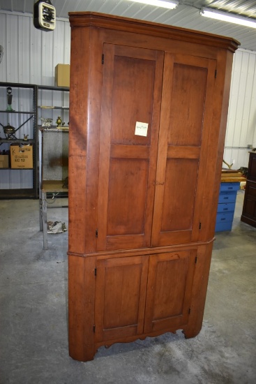 Vintage Corner Hutch