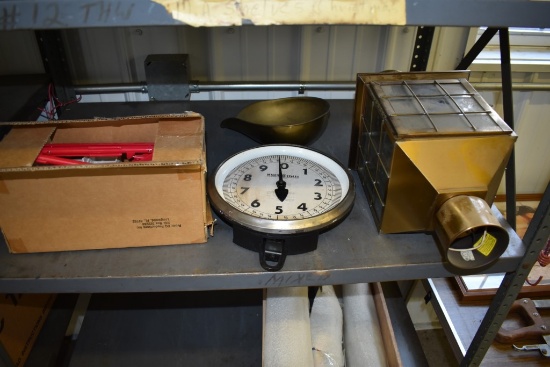 Scales, Light, And One Plastic Toy Truck