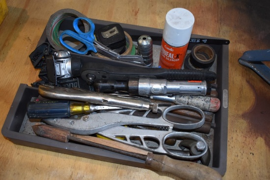 Plastic Tray Of Misc Tools