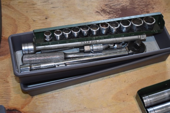 S-K Sockets Metric And Rachets With Extenders