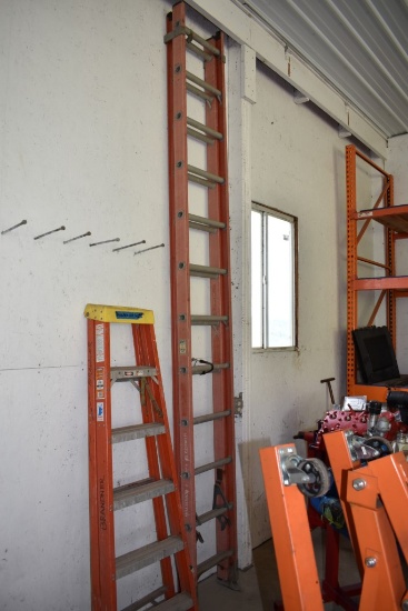 King 24 Foot Fiberglass Extension Ladder